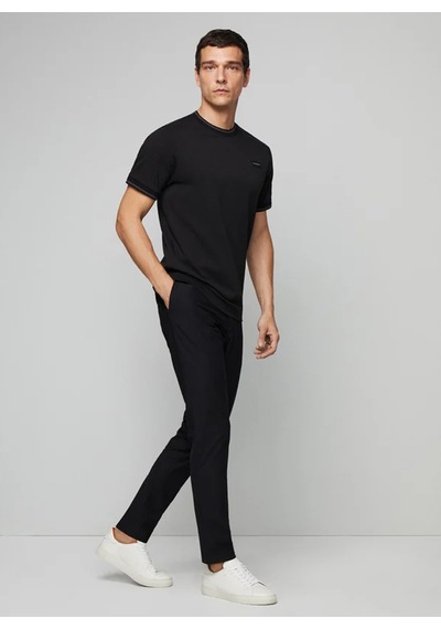 Hackett Siyah Erkek %100 Pamuk Slim Fit T-shirt Hm500782