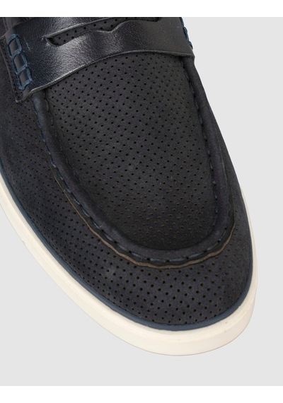 Cabani Siyah Süet Erkek Loafer