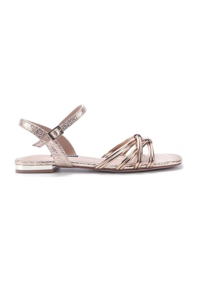 Nine West Mabera 5fx Rose Gold Kadın Düz Sandalet 000000000101928936 Pembe