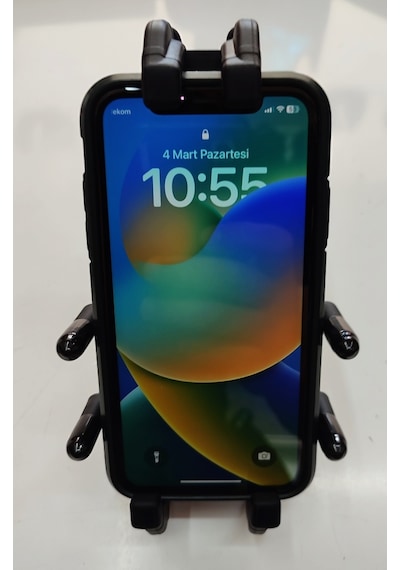 Mt Motosiklet Telefon Tutucu Titreşim Önleyici M.t Ayna Bağlantıl