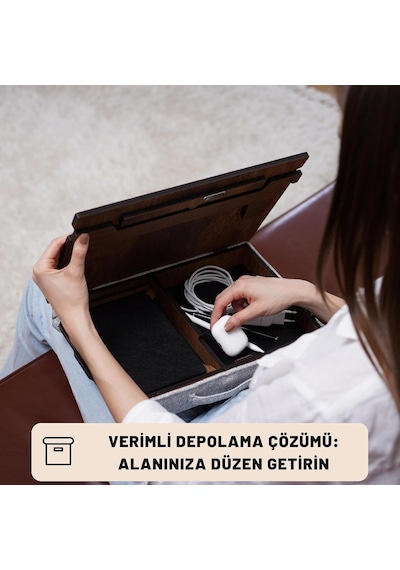 Lexroo Ls051 Minderli Eğim Ayarlanabilir Mousepadli Laptop Sehpası