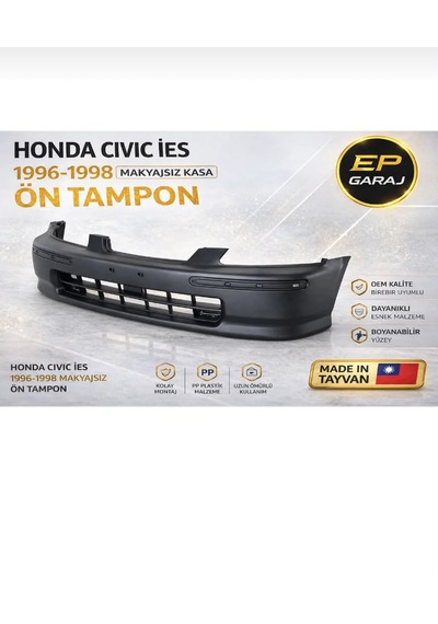 Honda Cıvıc İes 1996 1998 Makyajsız Kasa Ön Tampon Euro Civic Uyumlu Değildir