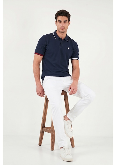Buratti Pamuklu Regular Fit Düğmeli Polo T Shirt Erkek Polo T Shirt 5904066 Lacivert