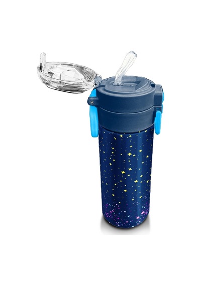 Coral High Kids Çok Renkli Lacivert Desenli Pipetli Ve Direkt İçim Çelik Termos 500 Ml 31848 Lacivert Coral High Kids Çok Renkli Lacivert Desenli Pipetli Ve Direkt İçim Çelik Termos 500 Ml 31848 Lacivert