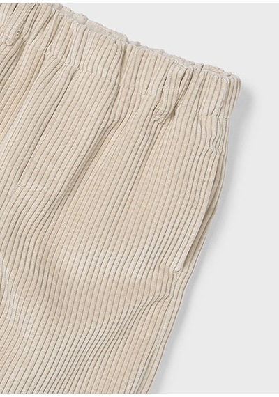 Mayoral Krem Erkek Çocuk Kadife Jogger Pantolon 4568 Çok Renkli