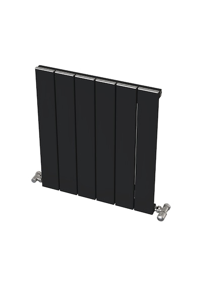 Alüminyum Radyatör 600 X 535 6 Dilim Siyah Ral9005