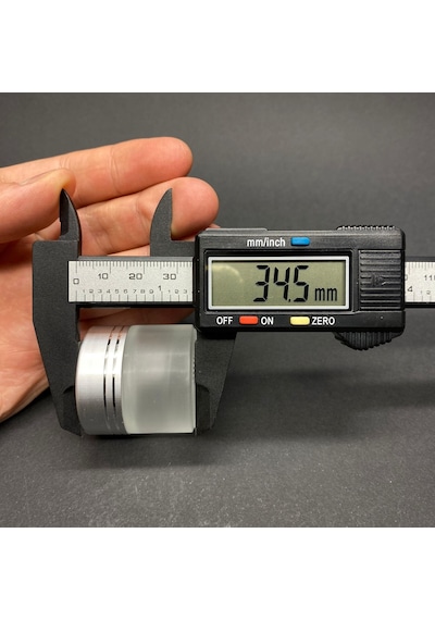 10 Cc Buzlu Cam Krem Kavanoz - Gümüş Kapaklı İç Contalı - 10ml B