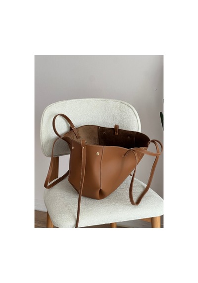 Na Nura Collection Taba Kadın Polen El Ve Omuz Çantası Taba - 787190253 Taba