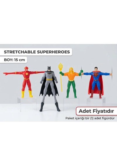 Süper Esnek Figür 1 Adet Dc Justice League