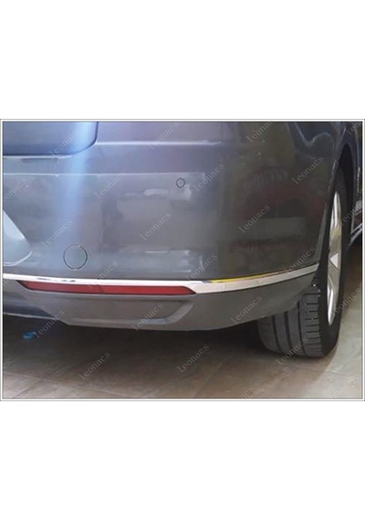 Vw Passat B8 Krom Arka Tampon Alt Çıta 3 Prç P.Çelik 2014-2019