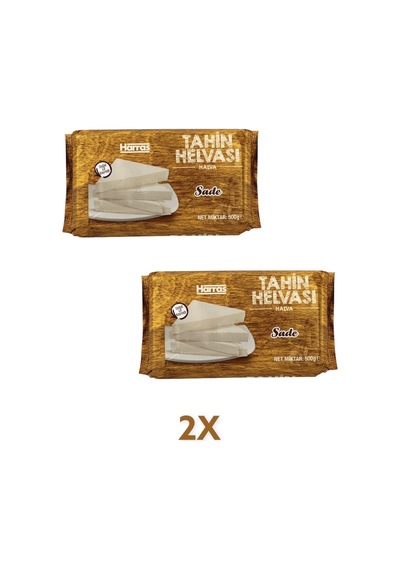 Sade Blok Tahin Helvası 2 X 500 Gr