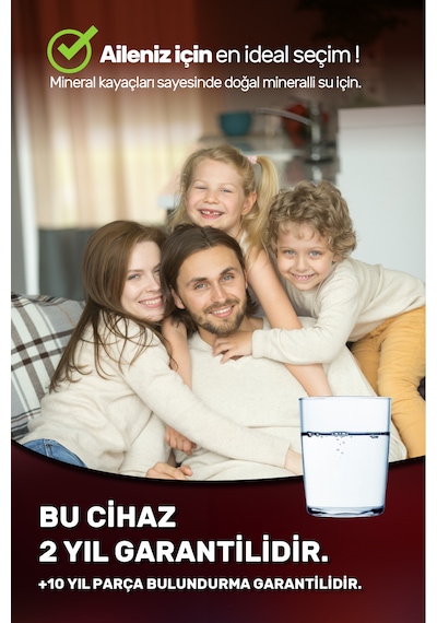 8 Litre 15 Aşama Mineralli 75 Gpd Su Arıtma Cihazı Hmaxs3512