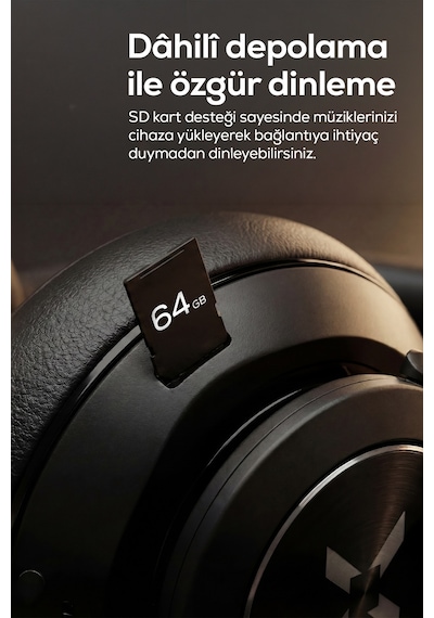 Xenon X6721 Smart  Hoparlöre Dönebilen Bluetooth 5.3 Kulak Üstü Kulaklık