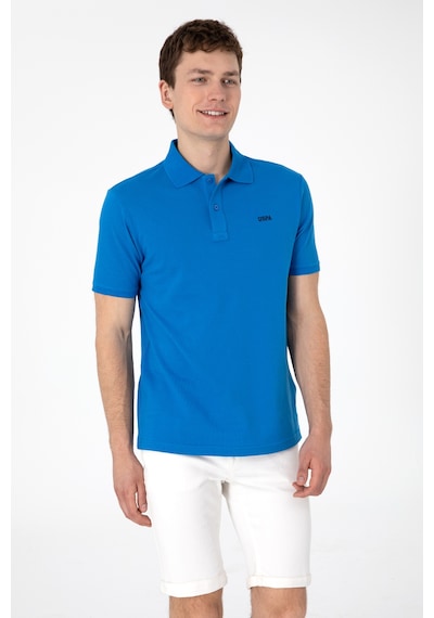 U.S. Polo Assn. Erkek Regular Fit Polo Yaka Kobalt Mavi Basic Tişört 50306007-VR077 U.S. Polo Assn. Erkek Regular Fit Polo Yaka Kobalt Mavi Basic Tişört 50306007-VR077