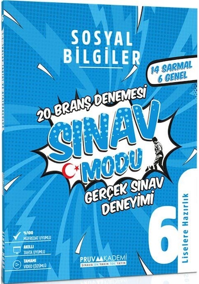 6. Sınıf Sosyal Bilgiler Deneme Pruva Akademi
