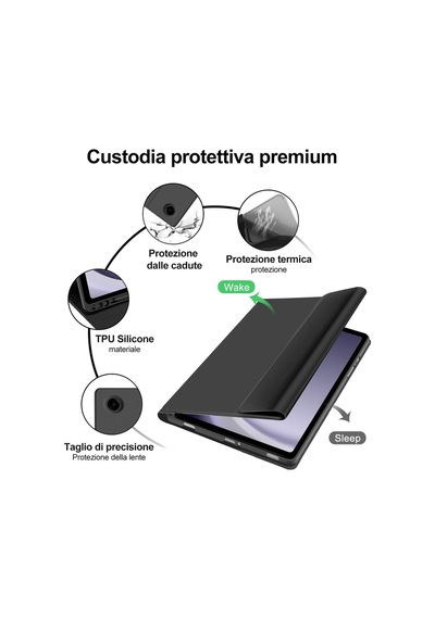 Huawei Matepad Se 10.4'' Bluetooth Özellikli Standlı Kalem Bölmeli Klavyeli Kılıf