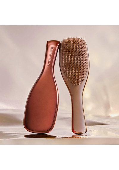 Ultimate Detangler Chrome Choc Bronze Islak Ve Kuru Düz Ve Kıvırcık Saçlar İçin Saç Fırçası Tarak