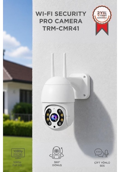 Premium Güvenlik Kamerası Cmr41 Beyaz Ofis Bebek Oda