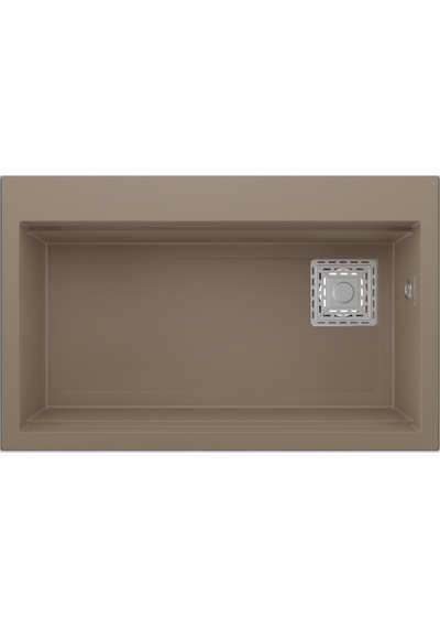 Real Stone Likya 75,5x47 Cm Cappuccino Granit Mutfak Eviyesi