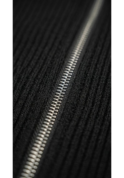 Plus Scorpion Slim Fit Fitilli Dokulu Erkek Fermuarlı Mont Ceket Günlük Şık Kombin Siyah