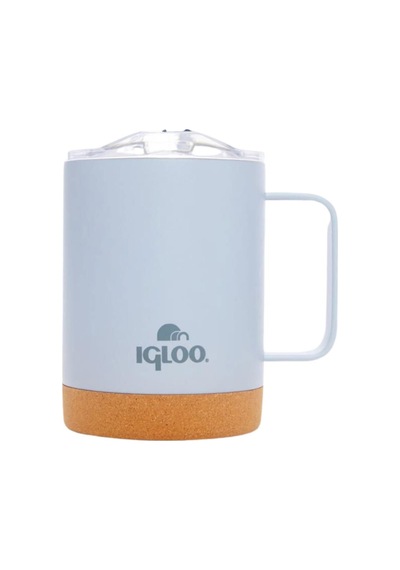 Çelik Mug Termos - Igloo - Cork - 350ml - Duman Mavi - 205696 Diğer