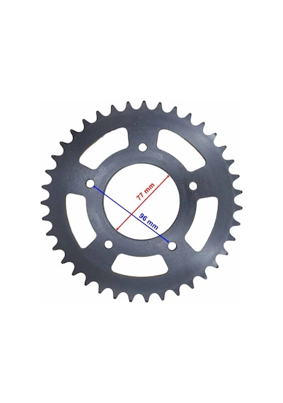 Cf Nk 250 Arka Dişli 520-39t İç 77 Mm 5 Delikli Öm