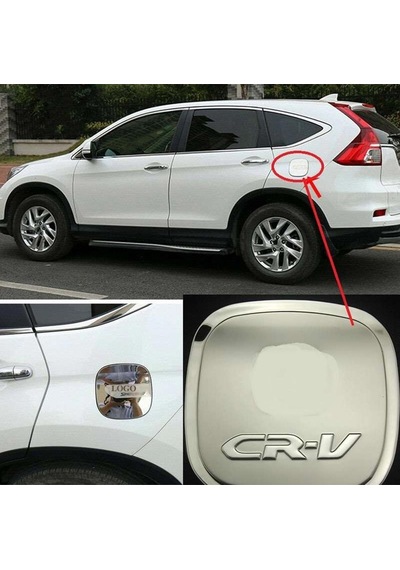 Honda Cr-v Uyumlu 2013 2017 Depo Kapağı Kaplama Krom