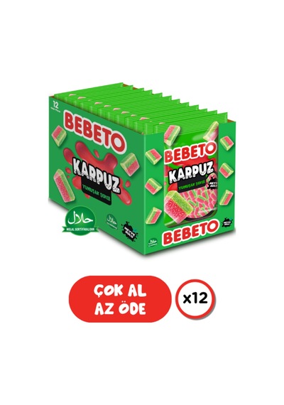 Karpuz 80 Gr. Jelly 12'li Paket