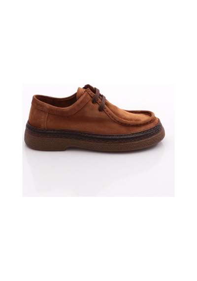 Dgn 2415 Erkek Loafer Ayakkabi Taba Süet