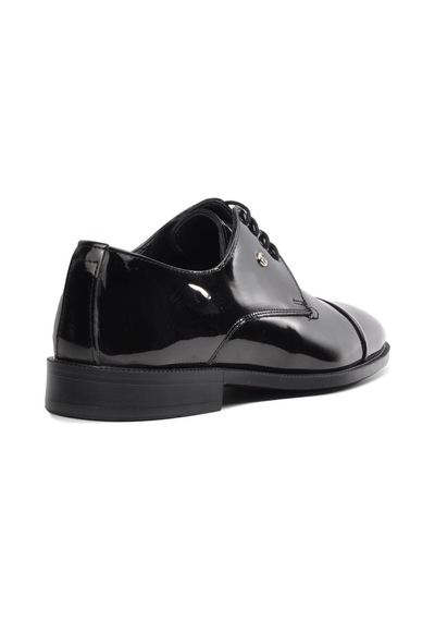 Pierre Cardin 7028 Siyah Rugan Hakiki Deri Erkek Klasik Ayakkabı 001