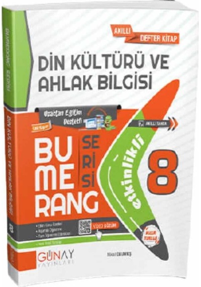 Günay 8.sınıf Bumerang Etkinlikli Din Kültürü Ve Ahlak Bilgisi