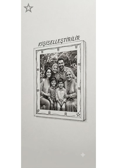 Led Işıklı Resimli Çerçeve