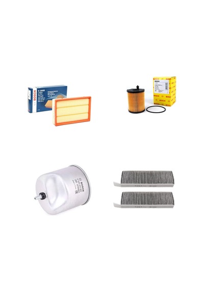 Bosch Filtre Bakım Seti Ds Ds5 5 1.6 E-hdi 2010-2015 Hava + Yağ F + Yakıt F. + Polen Bosch