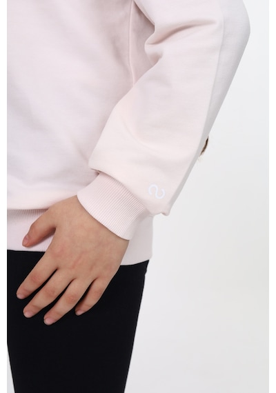 Toontoy Kız Çocuk Göğüsü Tn Baskılı Sweatshirt Pudra