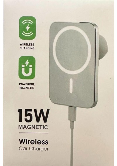 Apple Uyumlu 15w Magnetıc Wireless Araç Şarjı Araç Şarj Aleti