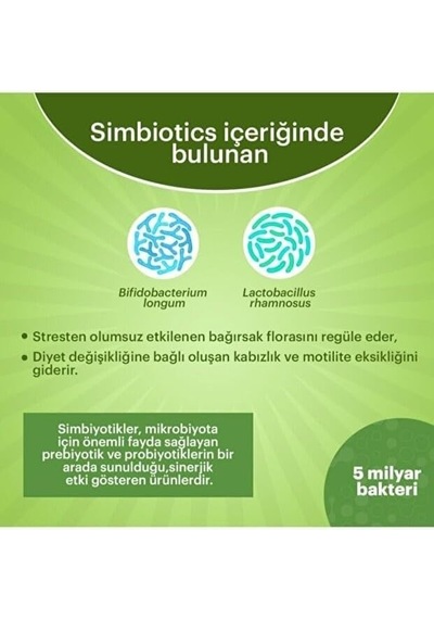 Kalibra Simbiotics Probiyotik Ve Prebiyotik İçeren Takviye Edici Gıda