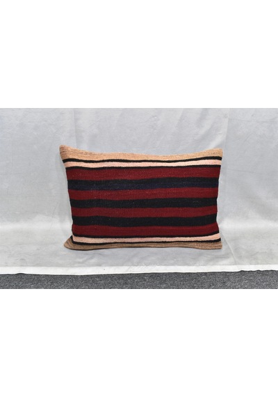 Zehra Abla Halı Yeni El Dokuma Dekoratif Kilim Kırlent Yastık Kılıfı 6678 Çok Renkli