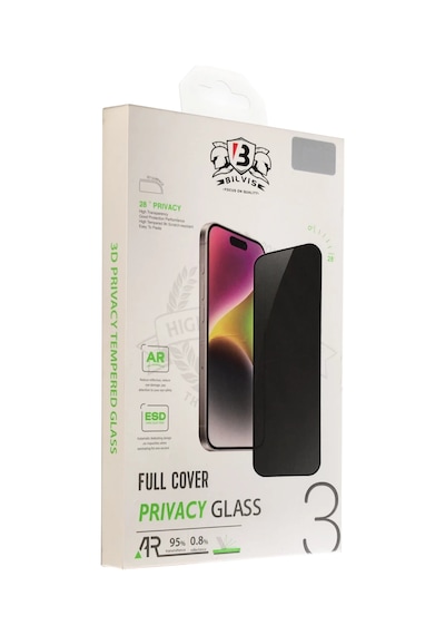 Apple İphone 13 Pro Max Uyumlu Bilvis 3d Hayalet Cam Ekran Koruyucu
