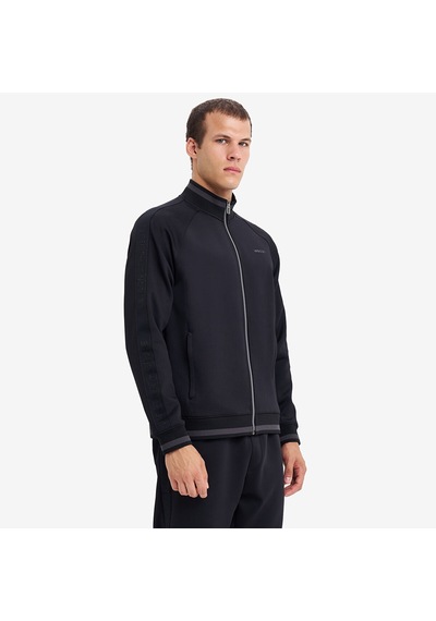 Lescon Siyah Erkek Fermuarlı Sweatshirt 26n-1126
