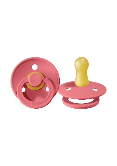 Bibs Kauçuk Emzik - Coral Coral Çok Renkli