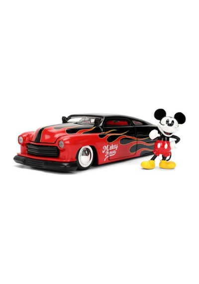 M. Mouse Figürü Ve 1951 Mercury Coupé Model Aracı Çok Renkli