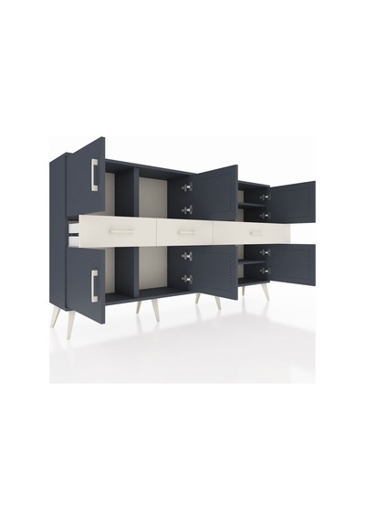 Arges Konsol 5 Raflı 3 Çekmeceli 8 Kapaklı 176x30x99 Antrasit-antrasit/aytaşı Antrasıt/aytası - Antrasıt Arges Konsol 5 Raflı 3 Çekmeceli 8 Kapaklı 176x30x99 Antrasit-antrasit/aytaşı Antrasıt/aytası - Antrasıt