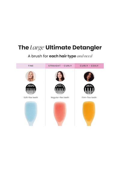 The Ultimate Detangler Large Peach Saç Fırçası-tarak