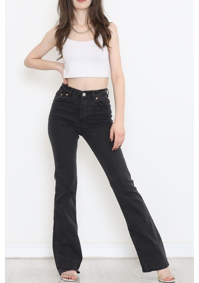 Mokashopin - İspanyol Paça Kot Pantolon Füme1 - 17274.1431. 001