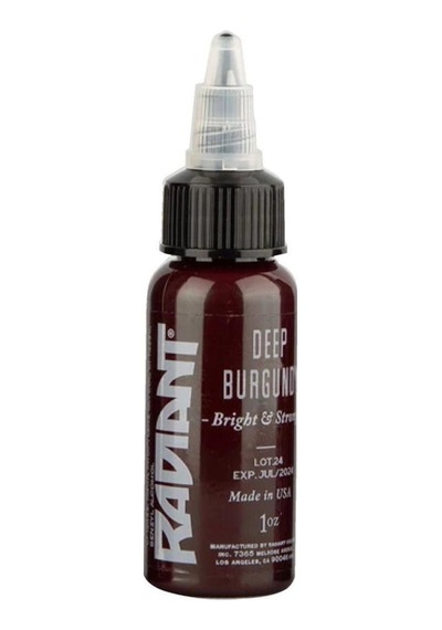 Deep Burgundy - Radiant Tattoo Dövme Boyası - 1oz/30ml