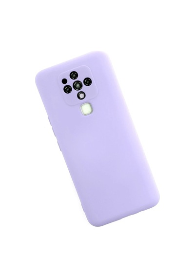 Tecno Camon 16 Kılıf Nano İçi Kadife Silikon - Lila 0.2M-Çok Renkli