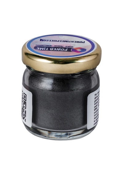 Sedefli Metalik Toz Pigment Boya / Siyah Gümüş / Epoksi Için
