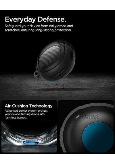 Audio Tws S10 İle Uyumlu Kılıf Rugged Armor Matte Black - Acs07965 Çok Renkli
