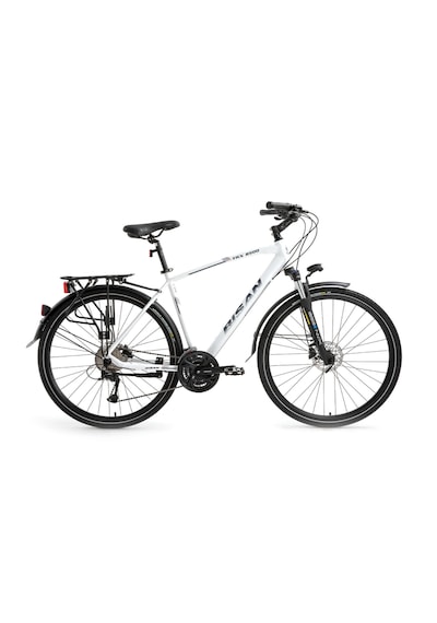 Bisan Trx 8500 City Şehir Bisikleti 50cm Hd 28"mat Beyaz Lacivert Beyaz - Lacivert