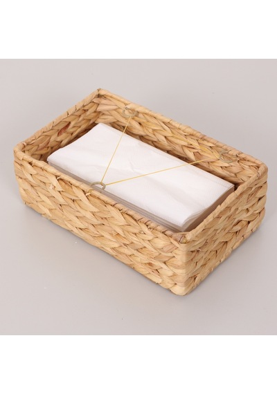 Miri Su Sümbülü Peçetelik 27x16x9 Cm Naturel